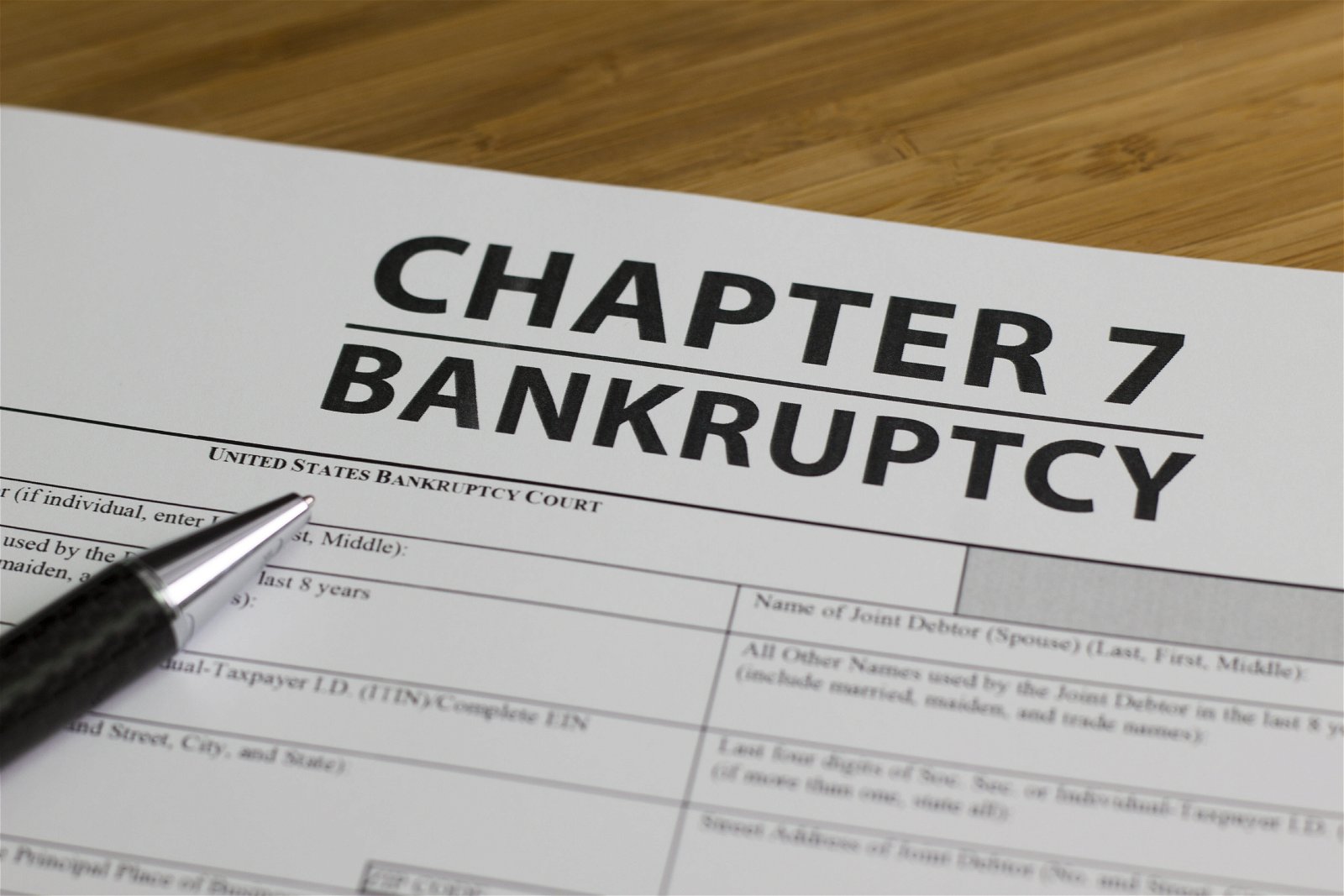 Chapter Bankruptcy 7 Lawyer